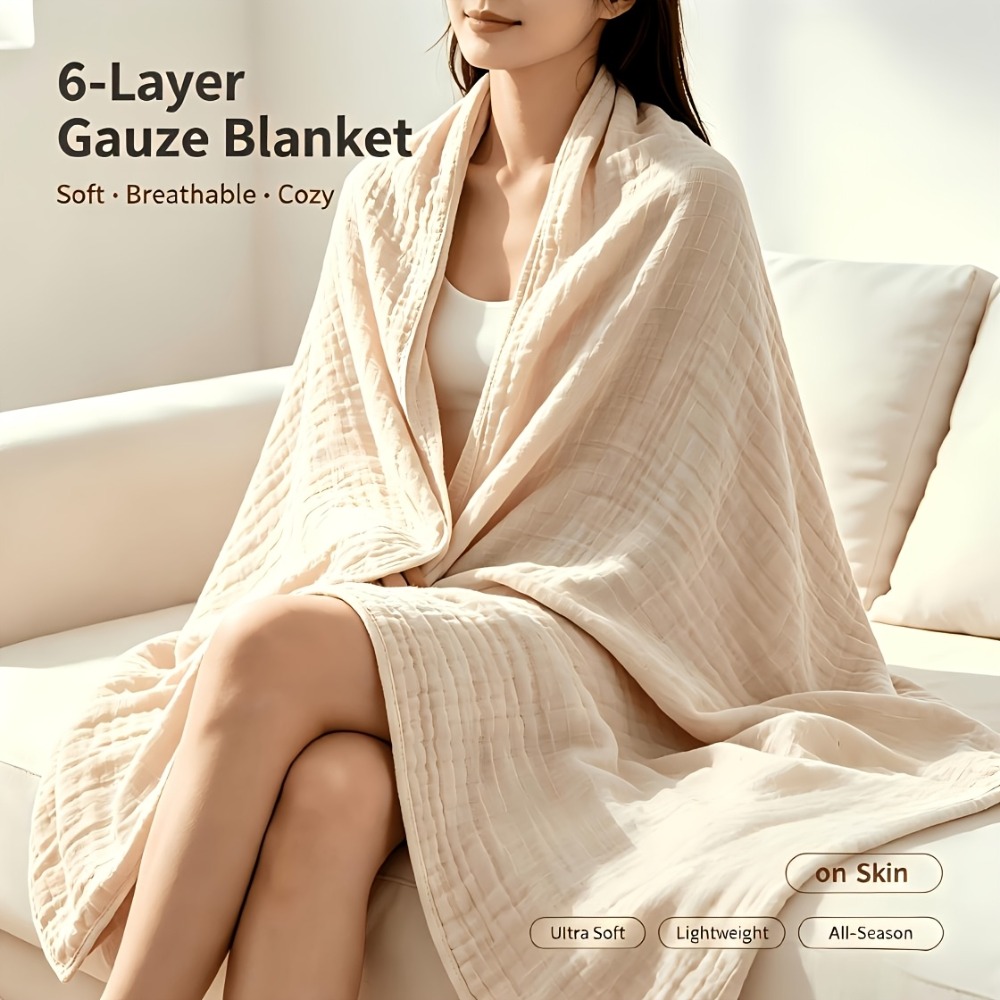 100% Cotton Muslin Blankets Li - огляд і ціна Muslin Cotton Bedspread