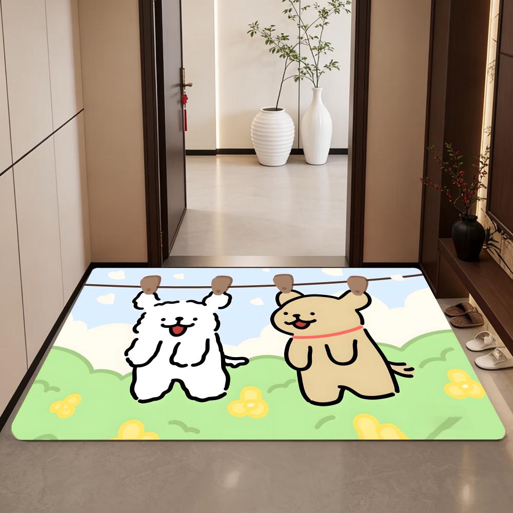 Anime L-LINE FRIENDS Puppy Flo - огляд і ціна Quick Dry Diatomite Bath Mat