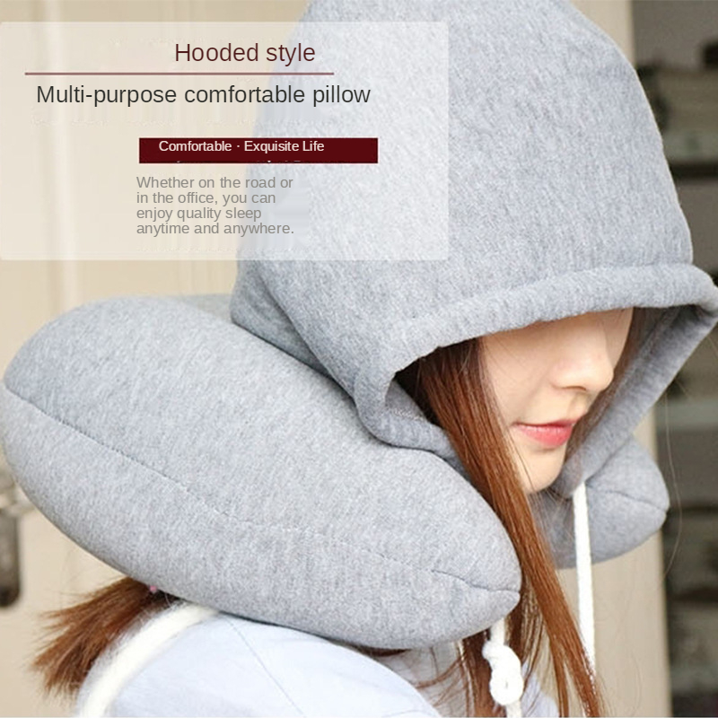 U-shaped Hooded Travel Home Pi - огляд і ціна Anti Snore Contour Pillow