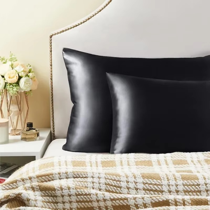 With Gift for Women Men 1/2pcs - огляд і ціна Satin Silk Pillowcase Hair Skin