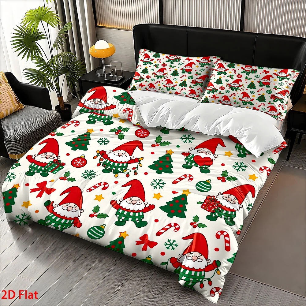 Christmas Gnome Christmas Tree - огляд і ціна Duvet Cover Sets With Zipper