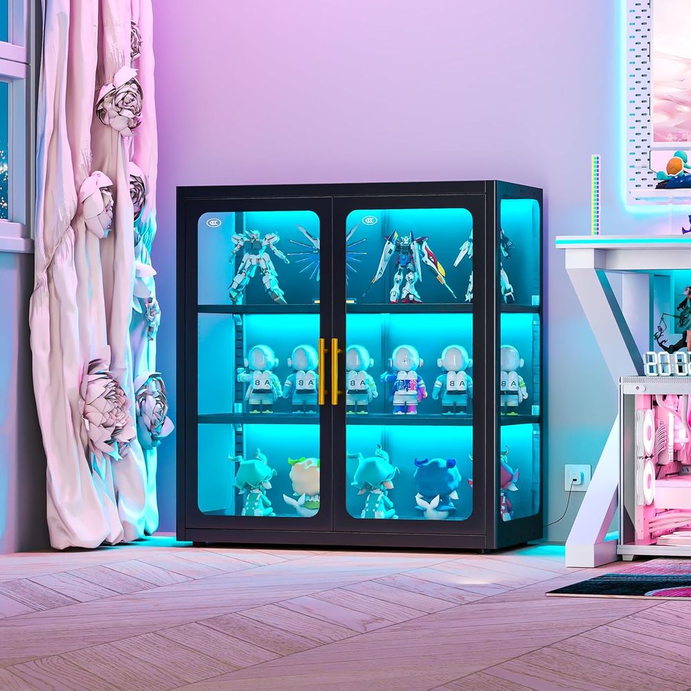 34 Tall Glass Door Display Cab - огляд і ціна Lighting