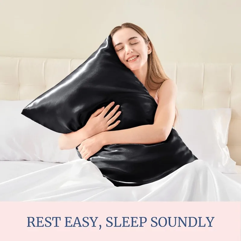 Multi-size Satin Pillowcase fo - огляд і ціна Satin Silk Pillowcase Hair Skin